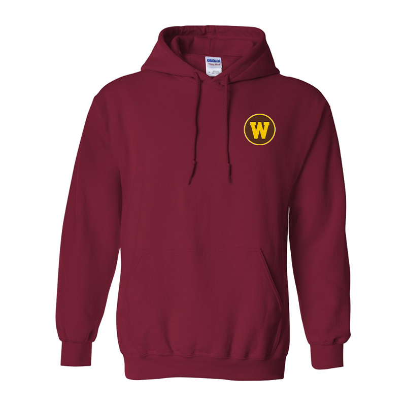 Men's Western Michigan Broncos Gildan  Heavy Blend Hooded Sweatshirt